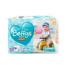 Трусики-подгузники Beffy&apos;s extra soft XXL для мальчиков (более 17 кг), 28 шт