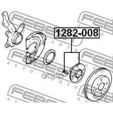 Ступица Колеса | Перед Прав Лев | Hyundai Tucson 2004-2010 Febest арт. 1282008