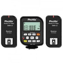Передатчик и два приемника Phottix Odin TTL для Canon v1.5
