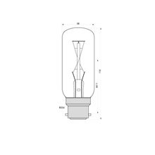 Danlamp Лампочка накаливания Danlamp 10055 B22d 230 В 55 Вт 35 кандел для навигационных огней