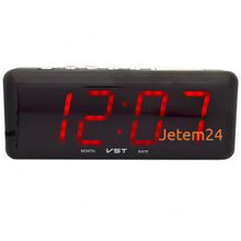 VST762-1 часы 220В красн.цифры-30+USB кабель, (без адаптера)