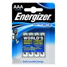 Батарейка Energizer Ultimate LITHIUM FR03 BL4