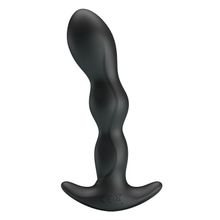 Черный анальный стимулятор простаты с вибрацией Special Anal Massager - 14,5 см. (134400)