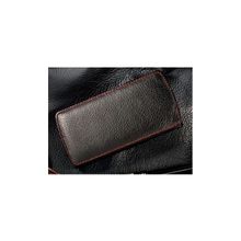 Кожаный чехол для iPhone 5 iRidium, цвет black