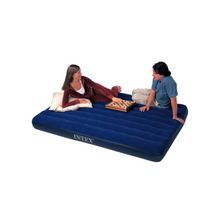 INTEX Надувной матрас без насоса (203 х 152 х 22 см) Intex Classic Downy Bed Queen 68759