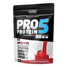 Протеин VP Laboratory Pro5 Protein (клубника) 500 г пакет