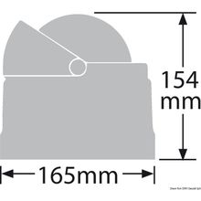 Osculati RITCHIE Wheelmark external compass 41 2 black bla, 25.084.51