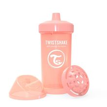 Twistshake Поильник Twistshake Kid Cup. 360 мл. Пастельный персиковый (Pastel Peach). Возраст 12+m. Арт. 78322	 78322