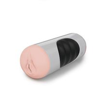 Pipedream Мастурбатор-вагина Mega Grip Vibrating Stroker Pussy (светло-серый)