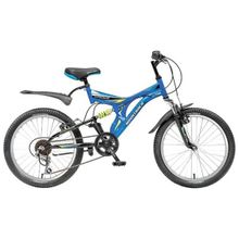 Велосипед детский Novatrack Titanium 20 6 (2017) синий