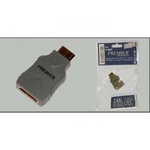 Переход mini HDMI (шт) - HDMI (гн) Premier 5-896