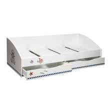 Олмеко Кровать одинарная Фея-3 Кораблик симметричная белый ID - 307933