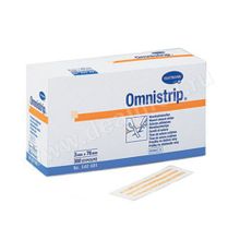 Полоски гипоаллергенные на операционные швы стерильные OMNISTRIP 6х101 мм (500 шт. упак., арт. 540 684) Hartmann, Германия