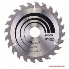 Bosch Пильный диск Bosch Optiline Wood 180х30 мм 24WZ (2608640608 , 2.608.640.608)