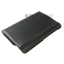 P6800 Samsung Чехол поворотный leather, черный Т У