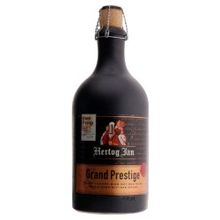 Пиво Герцог Ян Гран Престиж, 0.500 л., 10.0%, нефильтрованное, темное, стеклянная бутылка, 8