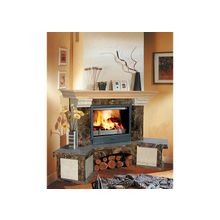 Угловая облицовка (камин)  Bella Italia Taranto (Белла Италия Таранто, каминокомплект с топкой)