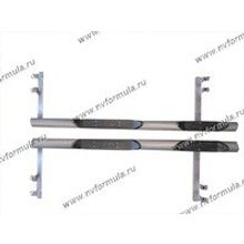 Порог-подножка дополнительный 2123 Chevy Niva труба с простопью