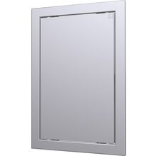 Л2025 dark gray metal люк-дверца ревизионная 218*268 c фланцем 196*246