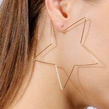 Серьги-кольца "Звёзды" (арт. 80955-2)