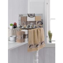 Салфетки MERZUKA махровые в коробке 40х60 (3 шт.) ЧАШКА