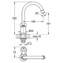 Кран Grohe Costa L 20393001