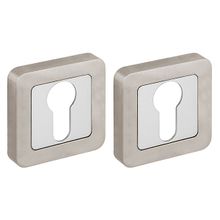 Накладка под цилиндр Fuaro ET XM SN CP-3 матовый никель хром