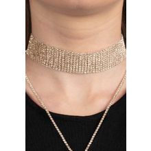 Золотистое украшение на шею COLLIER EMMA OR