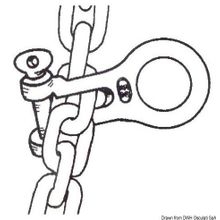 Osculati Chain gripper connector 6 8 mm, 01.743.01