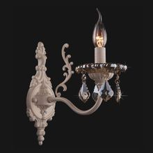 Eurosvet 3281 1 белый с золотом тонированный хрусталь Strotskis