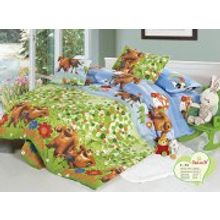 Постельное белье для мальчиков Поплин 1,5 спальное СайлиД С58-01