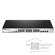 D-Link DGS-1510-28X ME A1A PROJ Управляемый коммутатор 2 уровня с 24 портами 10 100 1000Base-Т и 4 портами 10GBase-X SFP+