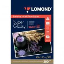 LOMOND 1101113 фотобумага суперглянцевая А6 (10 х 15 см) 200 г м2, 20 листов