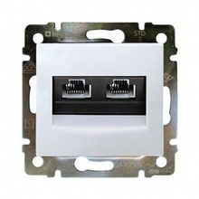 Розетка компьютерная 1xRJ45 Cat.5 VALENA CLASSIC, белый |  код. 774238 |  Legrand