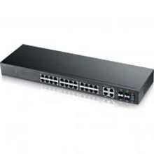 ZyXEL GS2210-24 управляемый коммутатор , 24 порта, Gigabit Ethernet, 4 SFP-слота совмещенные с разъемами RJ-45