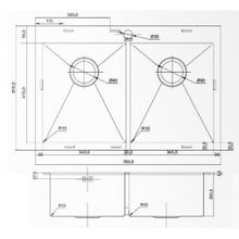 Мойка Seaman Eco Marino SMB-7651DS.B с вентиль-автоматом