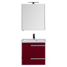 Мебель для ванной Aquanet Тиволи 70 бордо