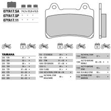 BREMBO Тормозные колодки BREMBO 07YA1711