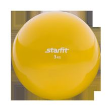 STARFIT Медбол GB-703, 3 кг, желтый