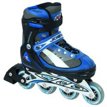 Joerex Роликовые коньки JOEREX RO0604 раздвижные (синий черный) (р.30-33)