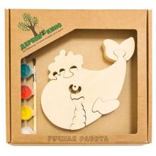 Развивающая игрушка Кит с красками, 3+