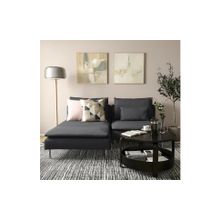 Смарт Диван угловой двухместный Седерхамн dark grey