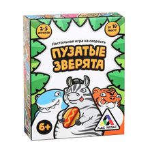 Настольная игра на скорость «Пузатые зверята»