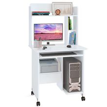 Сокол Компьютерная стойка на поворотных колёсах Сокол КСТ-10.1+КН-01 цвет белый ID - 292103