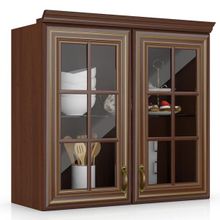 Любимый Дом Кухня Кантри Орех Шкаф-витрина 80 см. ID - 287584