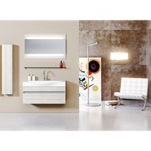 Aqwella Мебель для ванной Бергамо 100 подвесная акация