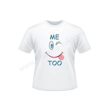 Прикольная футболка "me too"