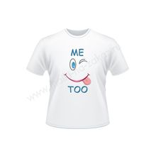 Прикольная футболка "me too"