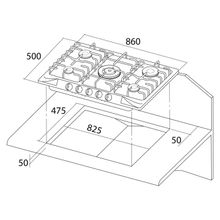 Kuppersberg Варочная поверхность Kuppersberg FV9TGRZ C Bronze