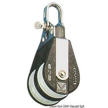 Osculati Double block w fixed head B, 55.072.10